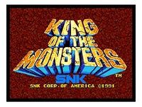 une photo d'Ã©cran de King of the Monsters sur Sega Megadrive